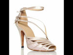 Lateinamerikanische Tanzschuhe für Damen – Tanzschuhe mit offener Zehenpartie und Wildledersohle aus PU für Jazz, Salsa und Bachata - 35907764945079 - 35907764945079