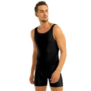 Men Tight Dance Costumes Dance Leotard Unitard Bodysuit - DancerInn