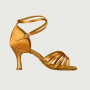 Women Multiple Colors Cowhide Sole Non-slip Satin Latin Ballroom Shoes Dance Sneakers BD211 - DancerInn