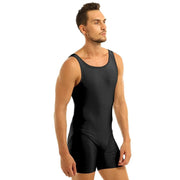 Men Tight Dance Costumes Dance Leotard Unitard Bodysuit - DancerInn