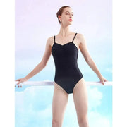 Women Cotton Spaghetti Straps Dance Camisole Ballet Leotards Dance Costumes - DancerInn