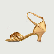 Women Multiple Colors Cowhide Sole Non-slip Satin Latin Ballroom Shoes Dance Sneakers BD211 - DancerInn