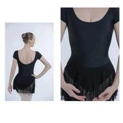 Women Professional Quick-drying Fabric High Elastic Ballet Dance Dresses Gymnastics Leotard - DancerInn