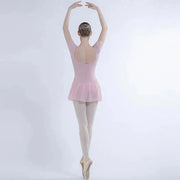 Women Professional Quick-drying Fabric High Elastic Ballet Dance Dresses Gymnastics Leotard - DancerInn
