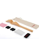 Étireur de pied de ballet pour plus de flexibilité–Ensemble de danse avec étirement de l'arche en bois de pin et bande élastique - Bois pour adultes / Pour les enfants-55 cm/21, 65 pouces