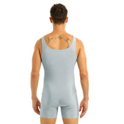 Men Tight Dance Costumes Dance Leotard Unitard Bodysuit - DancerInn