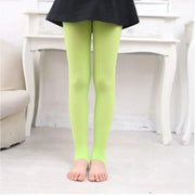 Girls Candy Color Warm Nylon Kids Leggings Pantyhose Stockings Dance Tights - DancerInn