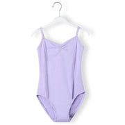 Girls Camisole Ballet Leotard Dancewear Cotton Gymnastics Leotard Strap Ballet Leotard Dress - DancerInn