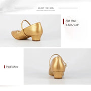 Women Microfiber Leather Soft Sole Ballroom Latin Jazz Dance Shoes Dancing Sneakers - DancerInn