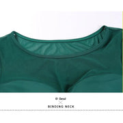 Women Lmitated Silk Fabric Gauze Stitching Women Ballroom Dress Waltz Dance Costume Evening Party Dress YL7007 - DancerInn