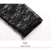 Women Boat Neck Imported Lace Stitching Slim-fitting Pattern Standard Dance Dress For Tango Costumes Evening Party YL1855 - DancerInn