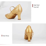 Women Microfiber Leather Soft Sole Ballroom Latin Jazz Dance Shoes Dancing Sneakers - DancerInn