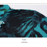 Women Leopard Short Sleeves Big A Hemline Spandex Latin Ballroom Dress Ball Gown Tango Costume YL7009 - DancerInn