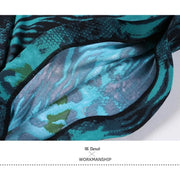 Women Leopard Short Sleeves Big A Hemline Spandex Latin Ballroom Dress Ball Gown Tango Costume YL7009 - DancerInn