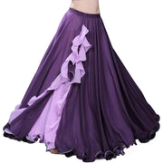 Women’s Chiffon Belly Dance Skirt with Slit Tribal Style Costumes for Belly Dancer - DancerInn