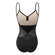 Women Cotton Spaghetti Straps Dance Camisole Ballet Leotards Dance Costumes - DancerInn