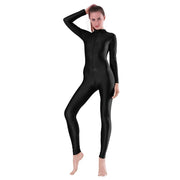 Women One Piece Long Sleeve High Elastic Convertable Dance Body Tights - DancerInn