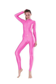 Women One Piece Long Sleeve High Elastic Convertable Dance Body Tights - DancerInn