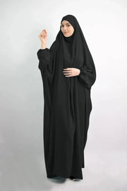 Women Full Cover Eid Hooded Muslim Hijab Dress Prayer Garment Jilbab Abaya Islamic Khimar Ramadan Gown - DancerInn