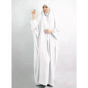 Women Full Cover Eid Hooded Muslim Hijab Dress Prayer Garment Jilbab Abaya Islamic Khimar Ramadan Gown - DancerInn