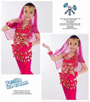 Girls Six Colors Belly Dance Oriental Dance India Dance Dresses - DancerInn