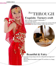 Girls Six Colors Belly Dance Oriental Dance India Dance Dresses - DancerInn