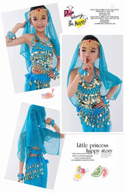 Girls Six Colors Belly Dance Oriental Dance India Dance Dresses - DancerInn