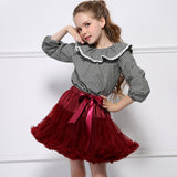 Load image into Gallery viewer, Girls Solid Fluffy Tulle Princess Ball Gown Kids Ballet Dance Skirts
