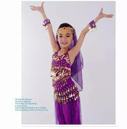 Girls Six Colors Belly Dance Oriental Dance India Dance Dresses - DancerInn