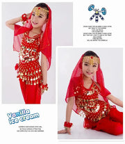 Girls Six Colors Belly Dance Oriental Dance India Dance Dresses - DancerInn