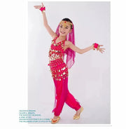 Girls Six Colors Belly Dance Oriental Dance India Dance Dresses - DancerInn