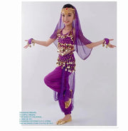 Girls Six Colors Belly Dance Oriental Dance India Dance Dresses - DancerInn