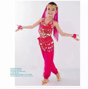Girls Six Colors Belly Dance Oriental Dance India Dance Dresses - DancerInn