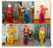Girls Six Colors Belly Dance Oriental Dance India Dance Dresses - DancerInn