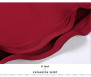 Women Special Neck Design Gauze Joint Lace Short Sleeves Long Hemline Ballroom Waltz Dresses for Foxtrot Flamenco Dance - DancerInn