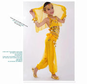 Girls Six Colors Belly Dance Oriental Dance India Dance Dresses - DancerInn