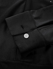 Men Stand Collar Shiny V-neck Dance Gymnastics Leotards Latin Ballroom Tango Rumba Dance Bodysuits - DancerInn