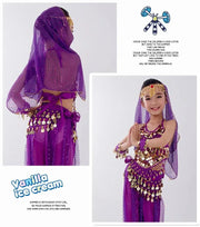 Girls Six Colors Belly Dance Oriental Dance India Dance Dresses - DancerInn