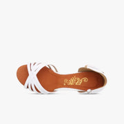 Girls Silk Satin Upper Low Heel Indoor Ballroom Latin Dance Shoes Children Kids Dance Sneakers BD603 - DancerInn