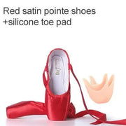 Women Professional Satin Ribbons Ballet Pointe Shoes for Girls Ladies - DancerInn