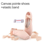 Laden Sie das Bild in den Galerie-Viewer, Women Professional Satin Ribbons Ballet Pointe Shoes for Girls Ladies