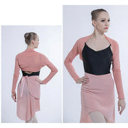 Women Imported Mesh Fabric Fashion Style Ballet Dance Coat Ballet Scarf Dance Jacket Dance Shrug - DancerInn