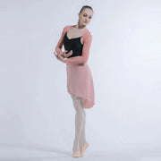 Women Imported Mesh Fabric Fashion Style Ballet Dance Coat Ballet Scarf Dance Jacket Dance Shrug - DancerInn