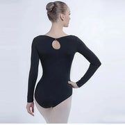 Women Professional Fashion Elegant Black Ballet Exercise Suit Female Gymnastics Yoga Suits - DancerInn