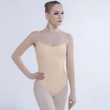 Laden Sie das Bild in den Galerie-Viewer, Women Professional Flesh-colored Ballet Exercise Body Suits Teacher Rhythmic Gymnastics  Pole Dance Clothes