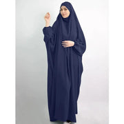 Women Full Cover Eid Hooded Muslim Hijab Dress Prayer Garment Jilbab Abaya Islamic Khimar Ramadan Gown - DancerInn