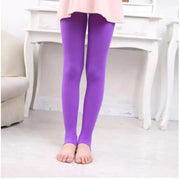 Girls Candy Color Warm Nylon Kids Leggings Pantyhose Stockings Dance Tights - DancerInn