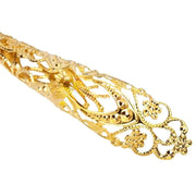 Belly Dance Peacock Dance False Nail Indian Thai Golden Finger Jewelry Dancing Finger Cot Costumes - DancerInn