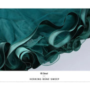 Women Lmitated Silk Fabric Gauze Stitching Women Ballroom Dress Waltz Dance Costume Evening Party Dress YL7007 - DancerInn