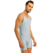 Men Tight Dance Costumes Dance Leotard Unitard Bodysuit - DancerInn